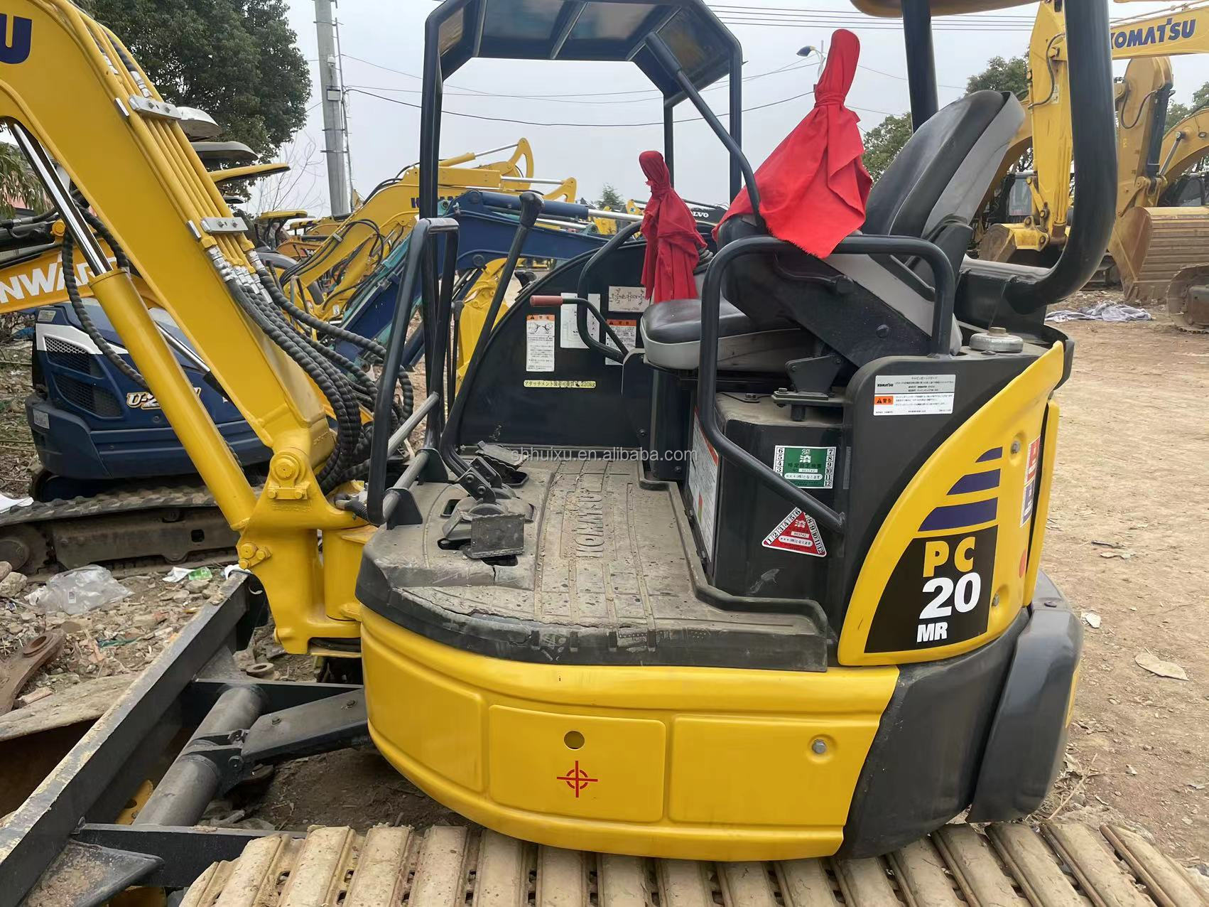 Smallest mini excavator Komatsu PC20 without cab small digger used machinery mini the excav best excav crawler