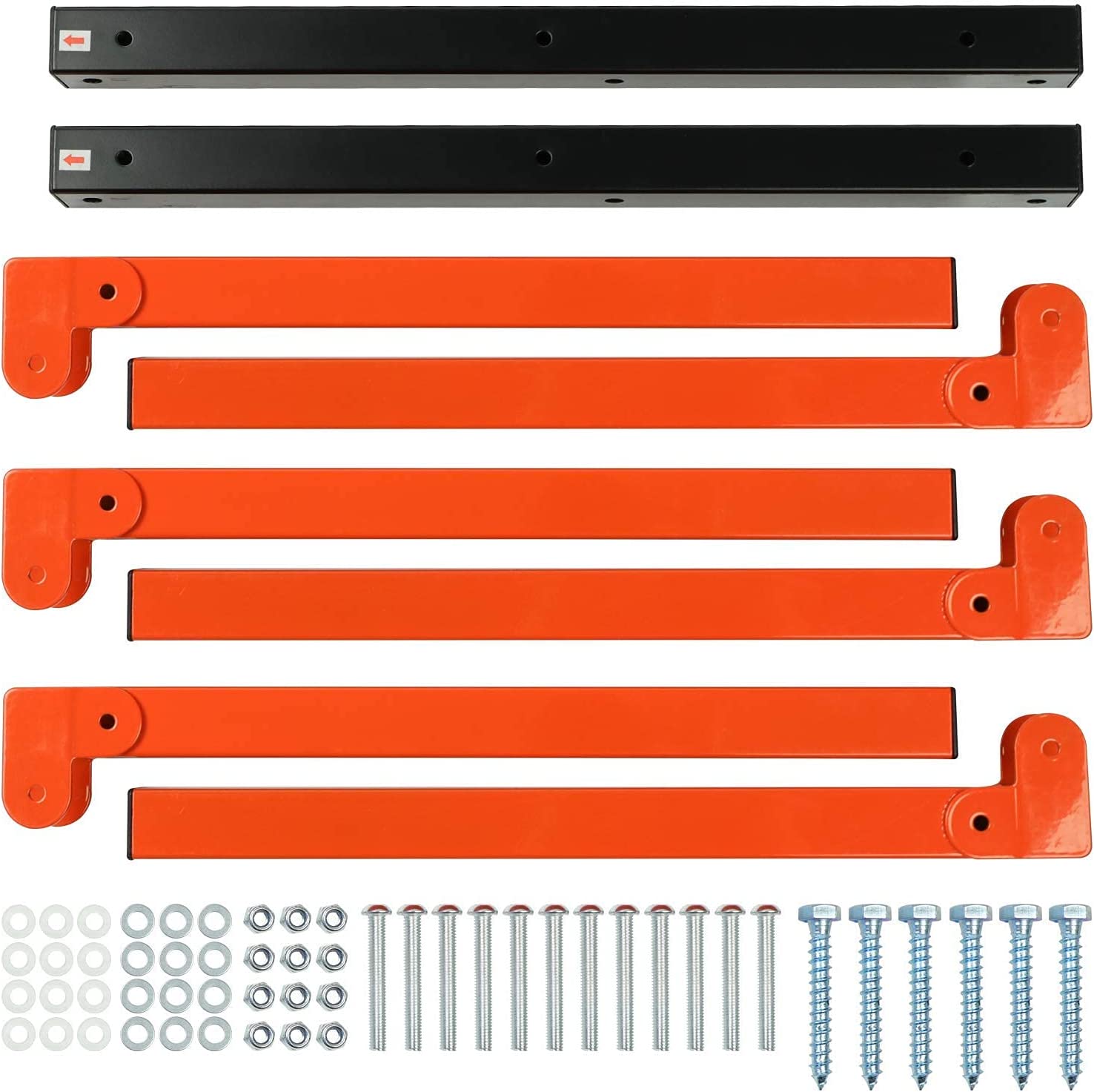 Customizable Steel Wood Organizer and Lumber Storage Metal Rack for Workshop