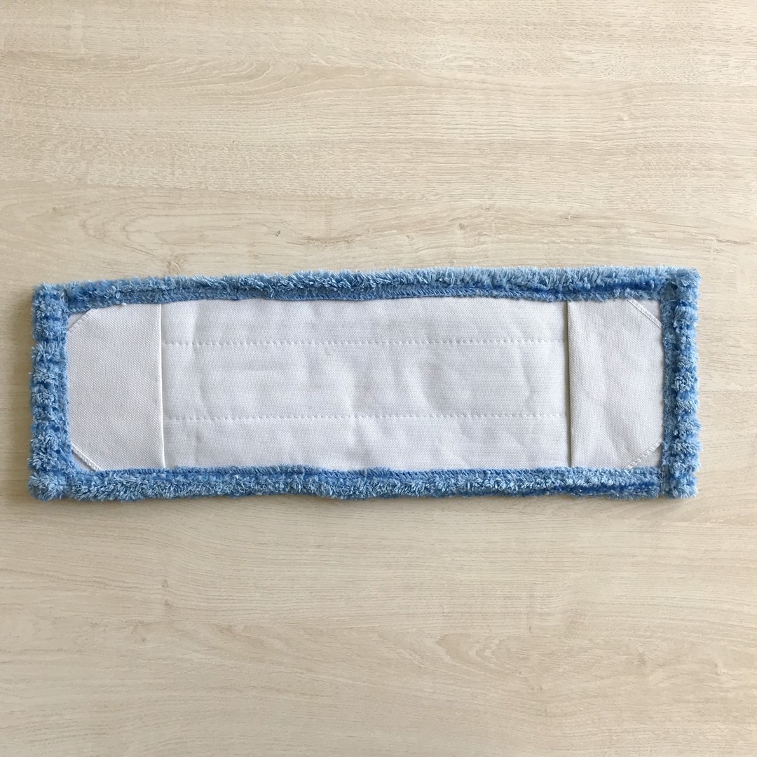 100% polyester absorb water flat mop house keeping wet mop Chinese suppiler with scrape