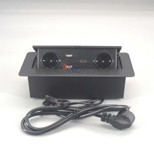  Hidden Znic Alloy USB Data Tabletop Pop Up Socket Manufactures