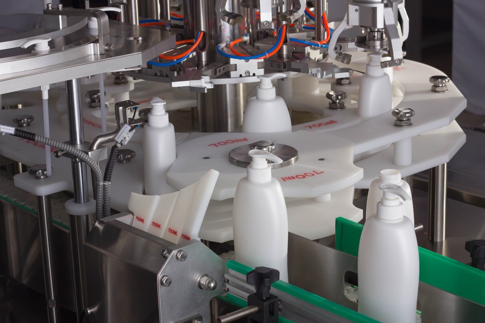 Huituo Automatic Rotary PET And Glass Capping Machine With Cap Unscrambler