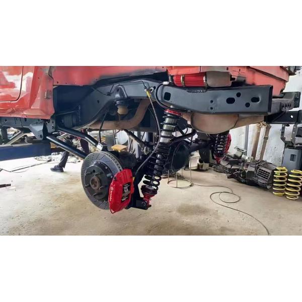 Double Coilover Suspension installation view 2