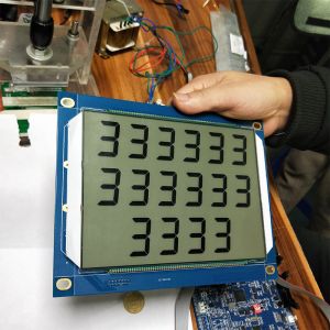 4.8V Electronic Lcd Display 664 Fule Dispenser TN Segment 130PIN White Backlight