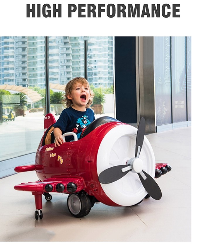 Red And Blue Hot Popular Children Remote Controlled Airplane Plaza Car Kiddie Ride