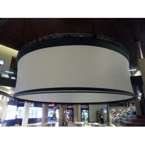 360 Degree Large Curved Projection Screen Custom Sizes With Stand