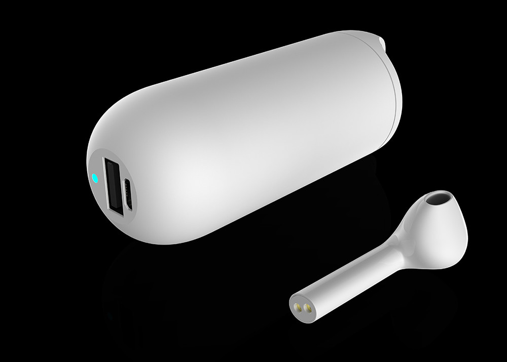 10M Transmission Mono Bluetooth Headphone With 3300 Mah Power Bank I9 TWS
