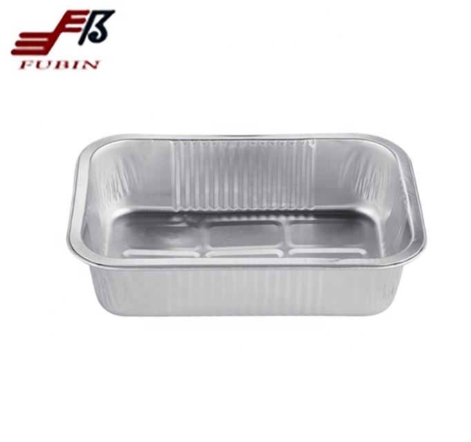 household Round Aluminum Foil Container Biodegradable Circular Foil Trays