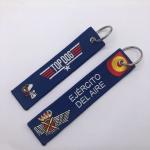 Custom Embroidery Key Chains Printed Remove Before Flight Keychain Manufactures