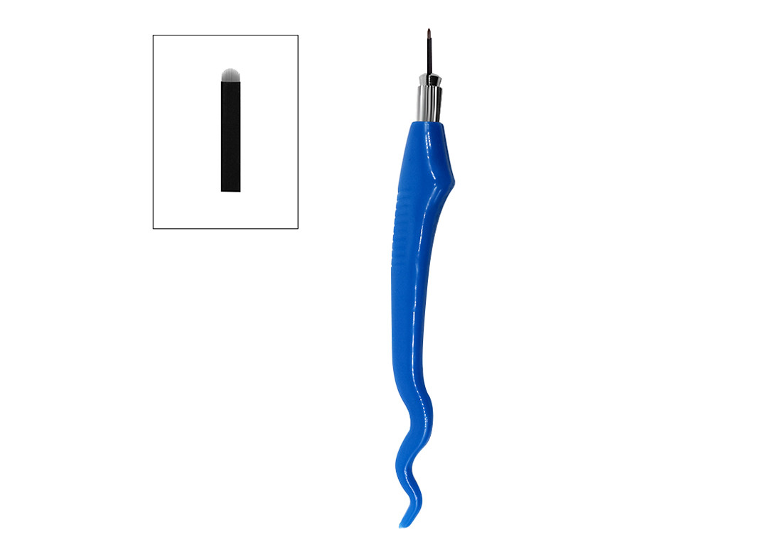One Side Manual Tattoo Eyebrow Pen Microblading Blue Light For Eyebrow tattoo