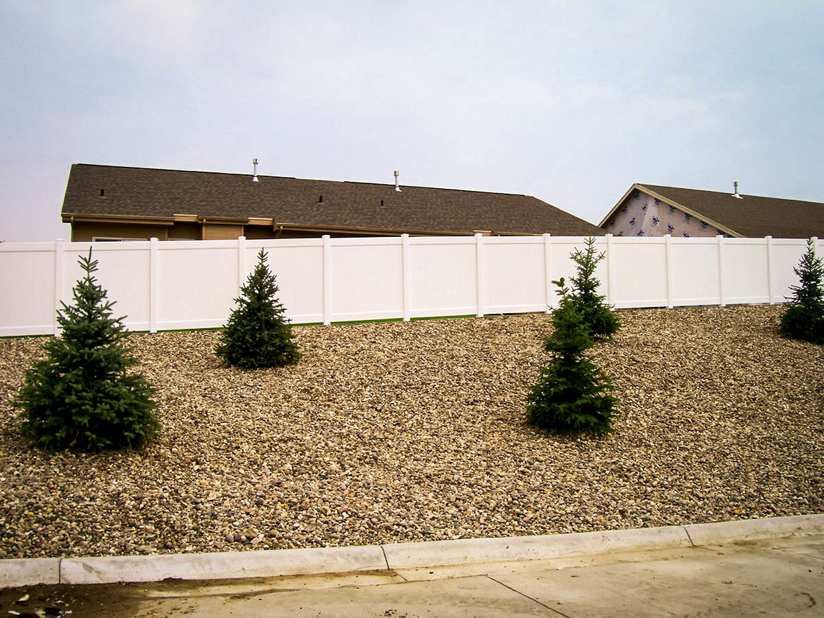 Customized Outdoor 6x8 Ft White Privacy Vinyl Fence For Backyards