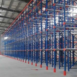 2-7 Levels Drive In Pallet Racking System For Customized Heavy Duty Warehouse