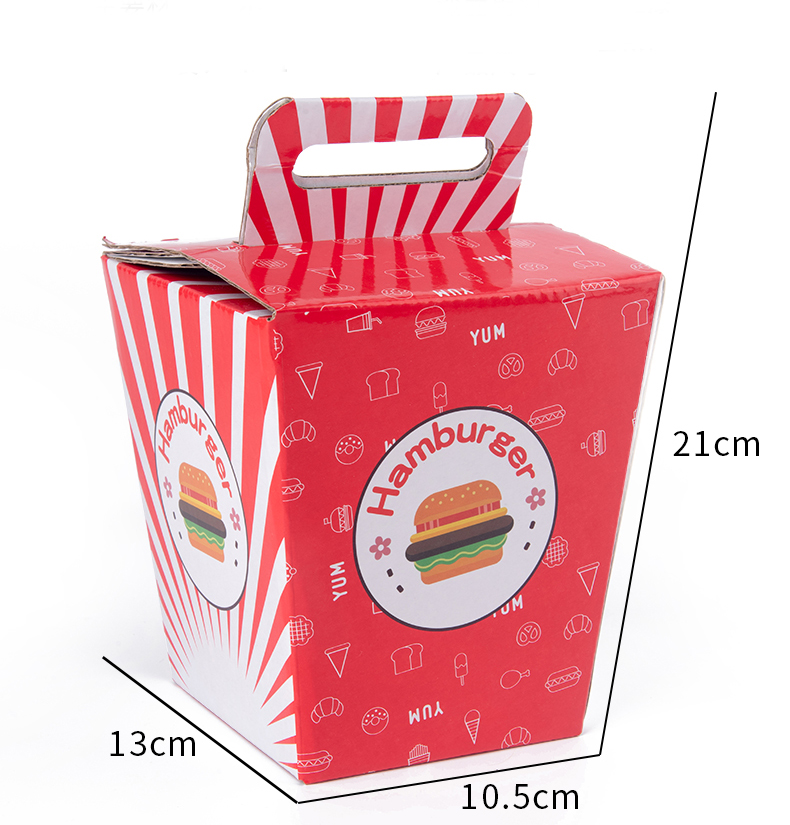 Wooden Burger Fries Baby Developmental Toys Children'S Toy Kitchen Food Set