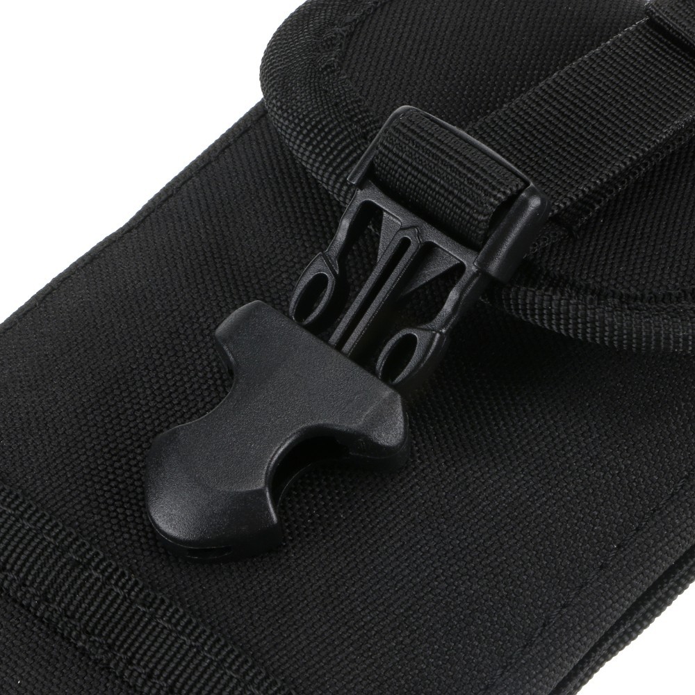 Outdoor MOLLE Tactical Military Pouch Army Black Waist Holster with Belt Clip for iPhone X 6 6s 7 Plus 8 Plus