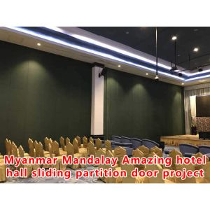 China German Partition Technology Movable Partition Wall with Dupont POM Roller and Aluminium-Steel Construction on sale