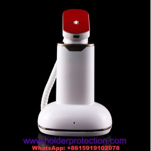  COMER mobile phone clip security stands holders with alarm sensor and charging cable Manufactures