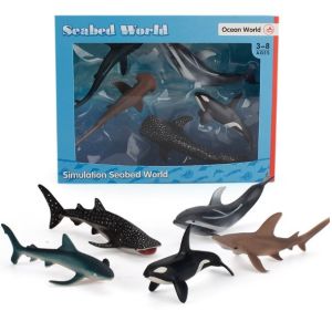 OEM factory custom Simulation Sea Life Animals Model Kit Action Figures