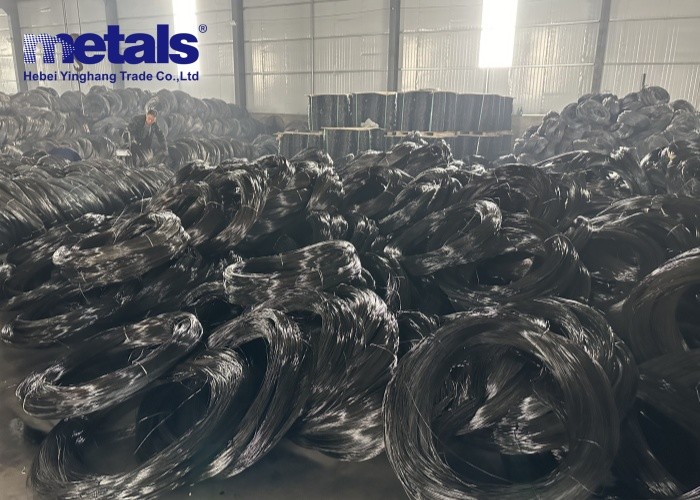 Q235 Dark Black Annealed Iron Wire Steel In Roll For Oil Painting