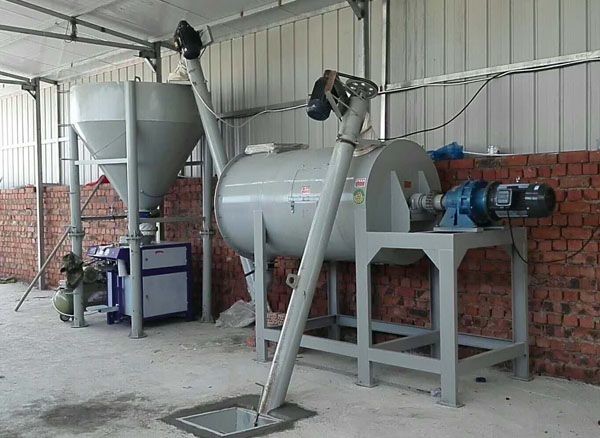 Dry Powder Tile Adhesive Mixing Machine Auto Control System