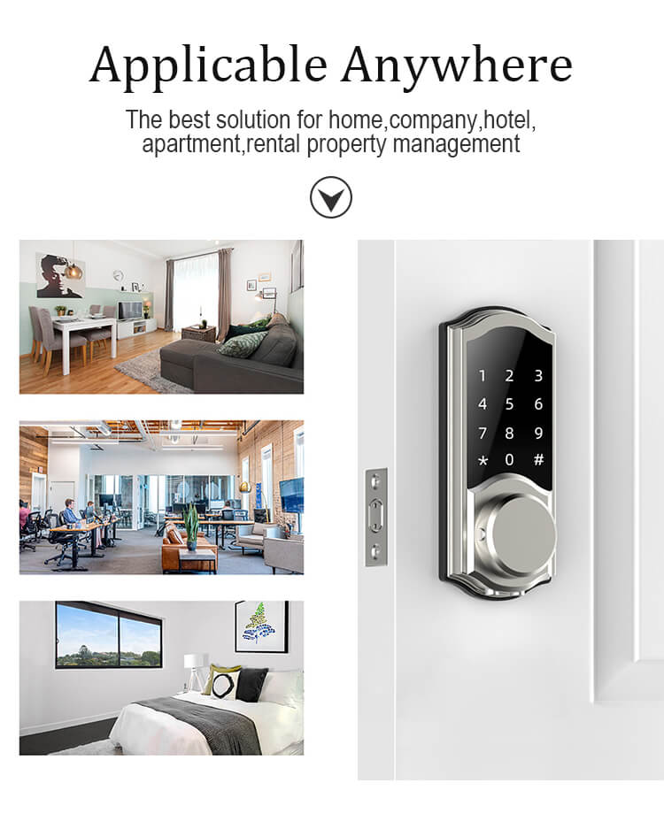HFSecurity BP03 Biometric Remote Control Fingerprint Door Lock