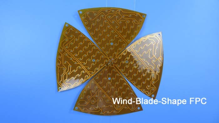 Large FPC (Flexible Printed Circuit PCB) Built on Polyimide with Yellow Coating and Immersion Gold for LED Lighting
