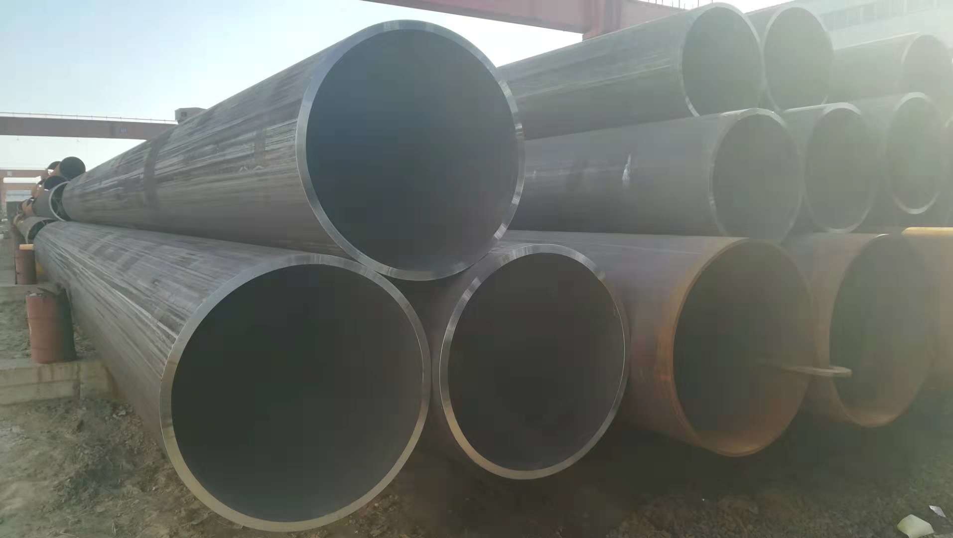 Pipeline ASTM A252 ASTM 53 X46 Electric Fusion Welded Pipe