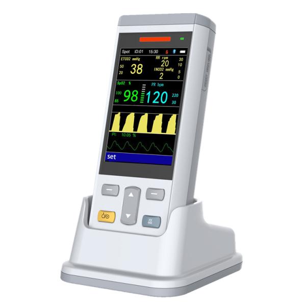 Quality Veterinary Handheld Pulse Oximeter ETCO2 Monitor SpO2 Capnography Function For Animals for sale