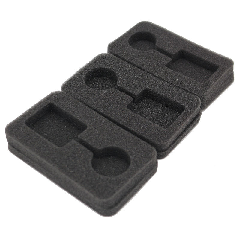 Antistatic PU Foam ESD Blister Packing Black / Pink Color Conductive Foam