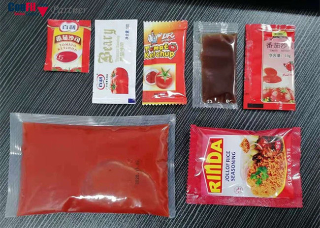  200 KG 100bpm Vertical Form Fill Seal Machine For Ketchup Sauce Liquid Cream Manufactures
