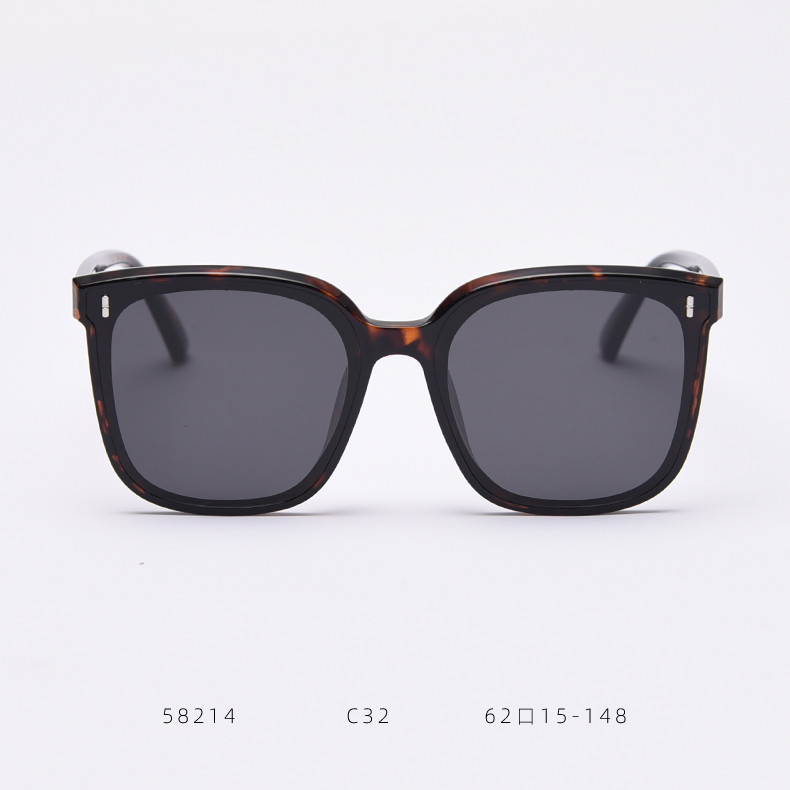 Ultralight TR Polarized UV Resistant Frida Square Rimmed Sunglasses