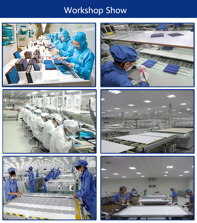 18 Kg Blue Poly Solar Panel Aluminium Alloy Frame For Household / Industry