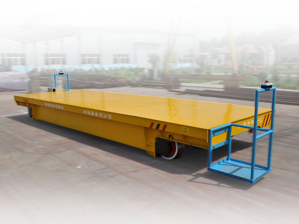 Custom Heavy-Duty Sliding Line Power Transfer Rail Vehicle for Steel Coil Factory Handling