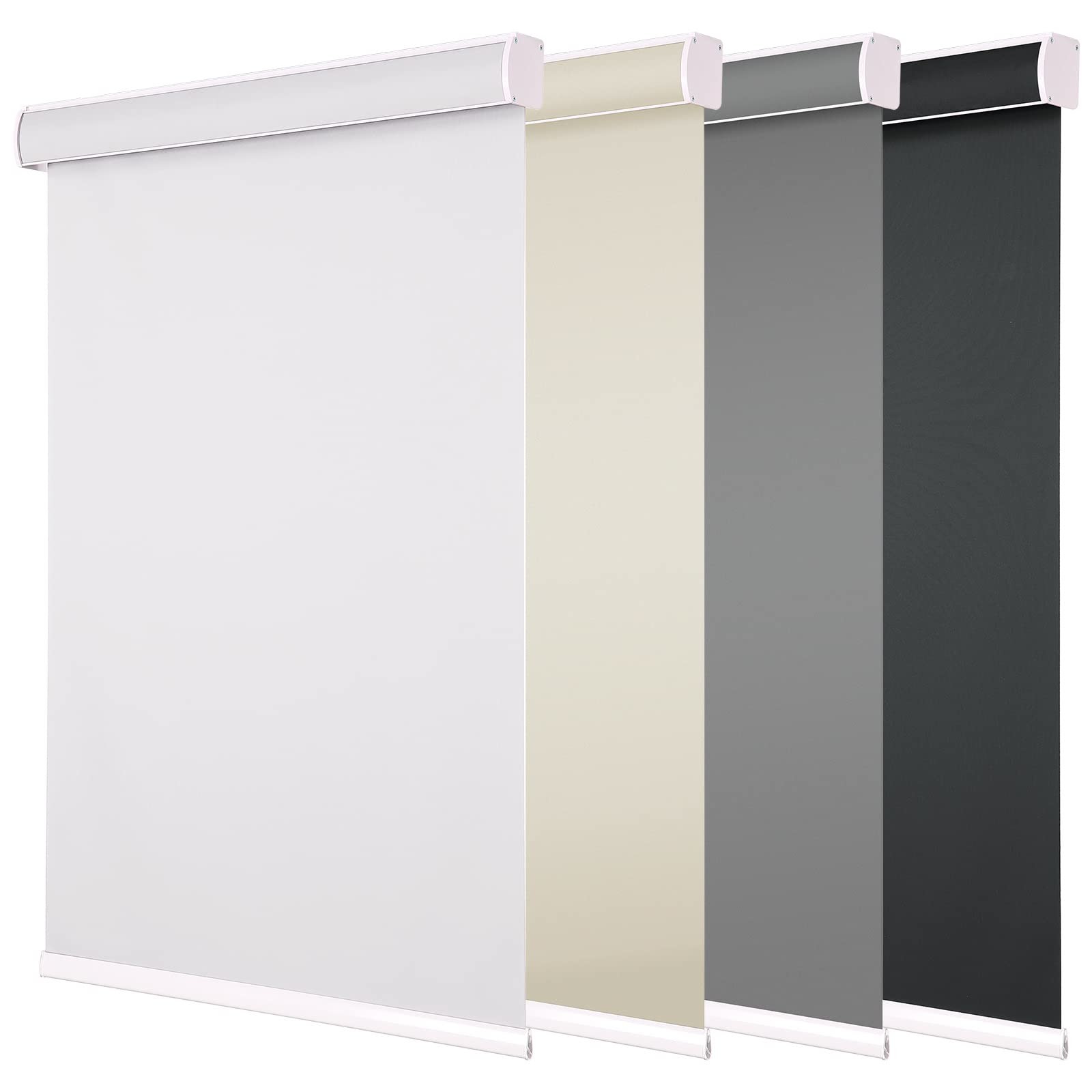 Ready Stock Cheap Price 100% Polyester Textured Blackout Roller Blinds Fabrics For Home Decoration