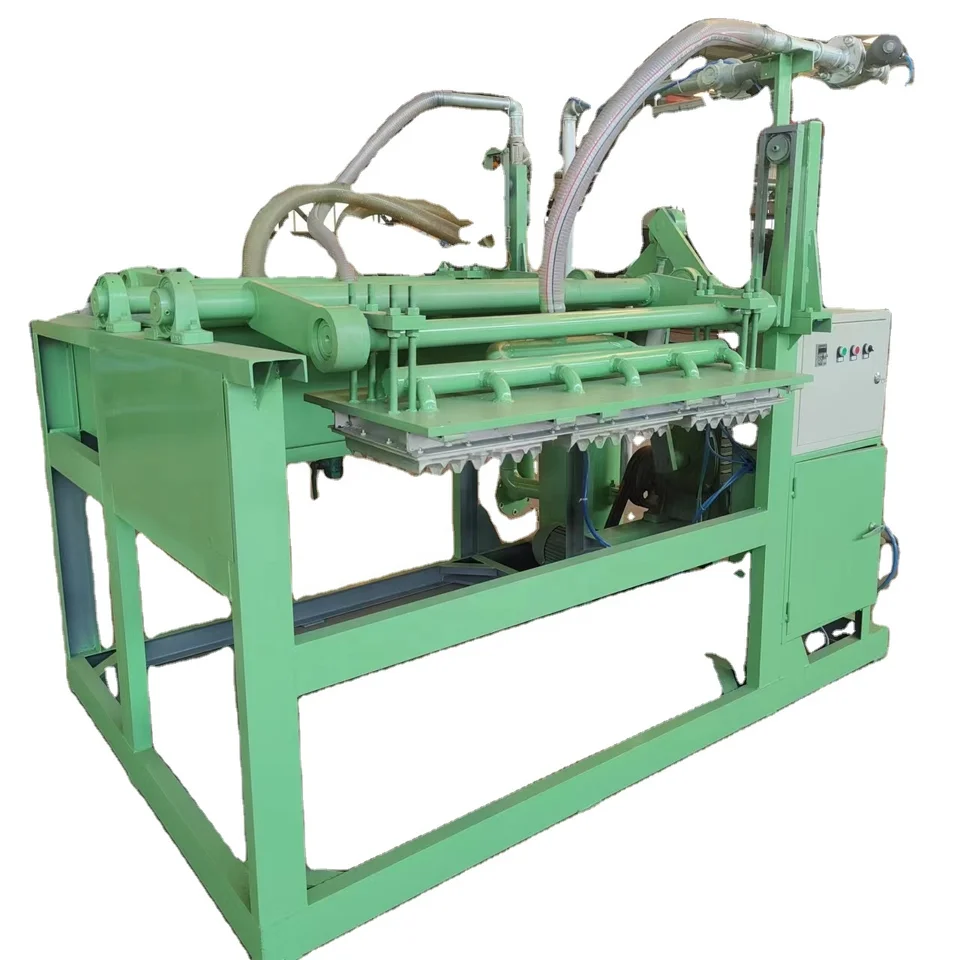 Customized Egg Tray Production Line With Brick Conveyor Belt Dryer For Old Cartons