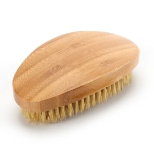 Custom 360 Wave Brush with Boar Bristle and Beechwood Handle