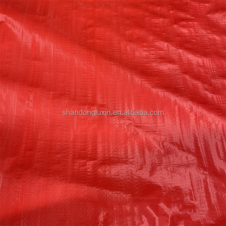 PE Tarpaulin Red Waterproof and Dustproof Blocks Sunlight Other Fabric 3x4m 4x5m 4x6m