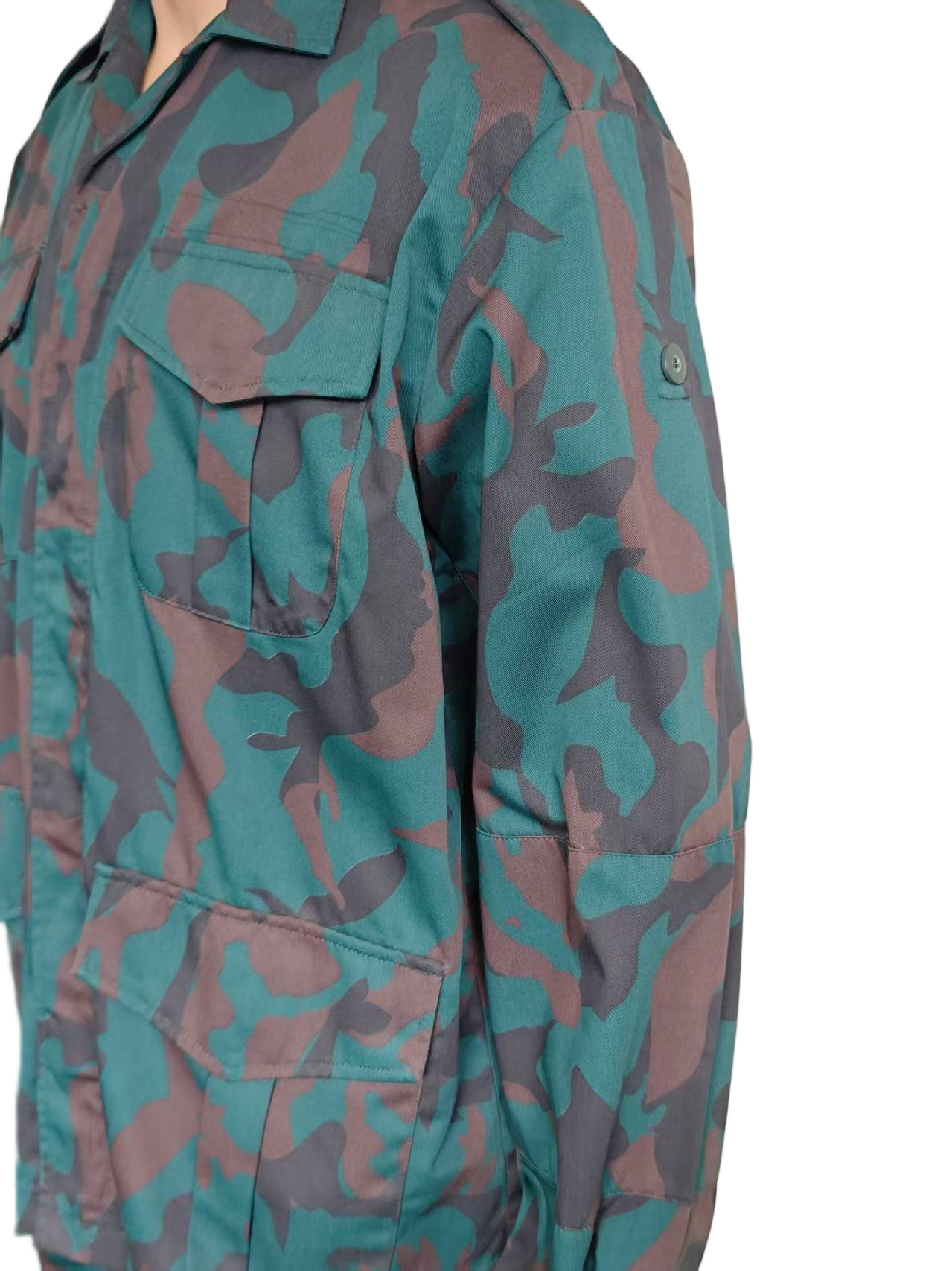Tactical Forest Ops BDU Set – Quad-Pocket Jacket & Utility Straight-Leg Trousers