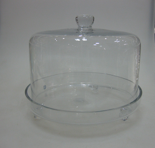 OEM Handmade Glass dome For cake