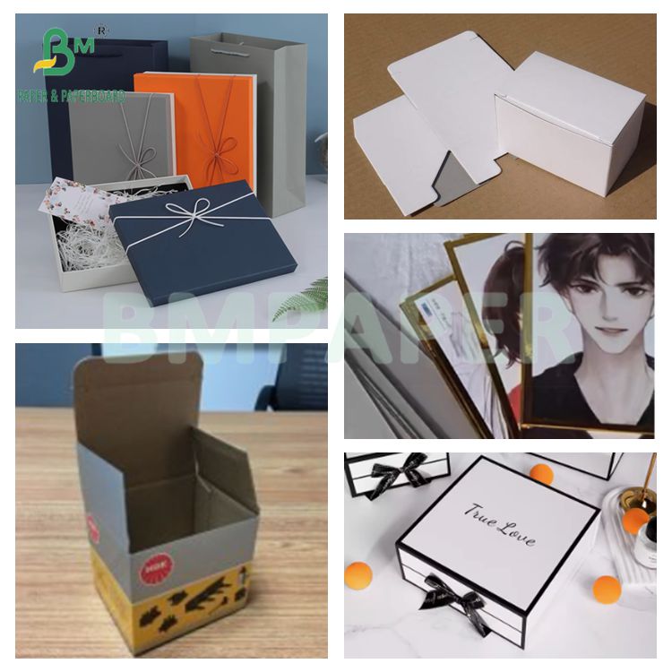 Good Printing Performance 1500gsm White Clay Duplex Board 700 * 1000 mm
