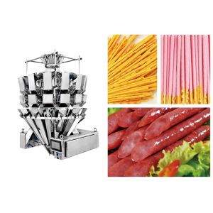 1.6L Hopper Multi Head Weigher For Weighing Sausages Manufactures