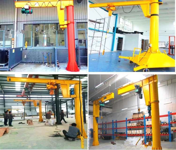 Lifting Height 5-20m Pillar Mounted Jib Crane Remote Controller