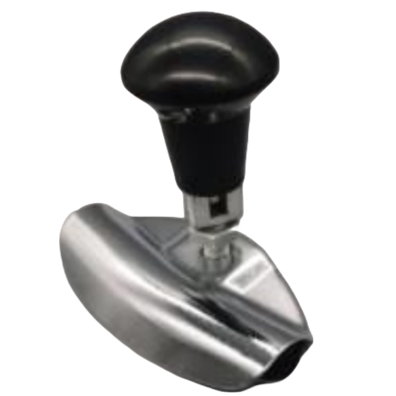 Upgrade Your Driving Experience with Black/Silver Universal Steering Wheel Spinners Car Fitment