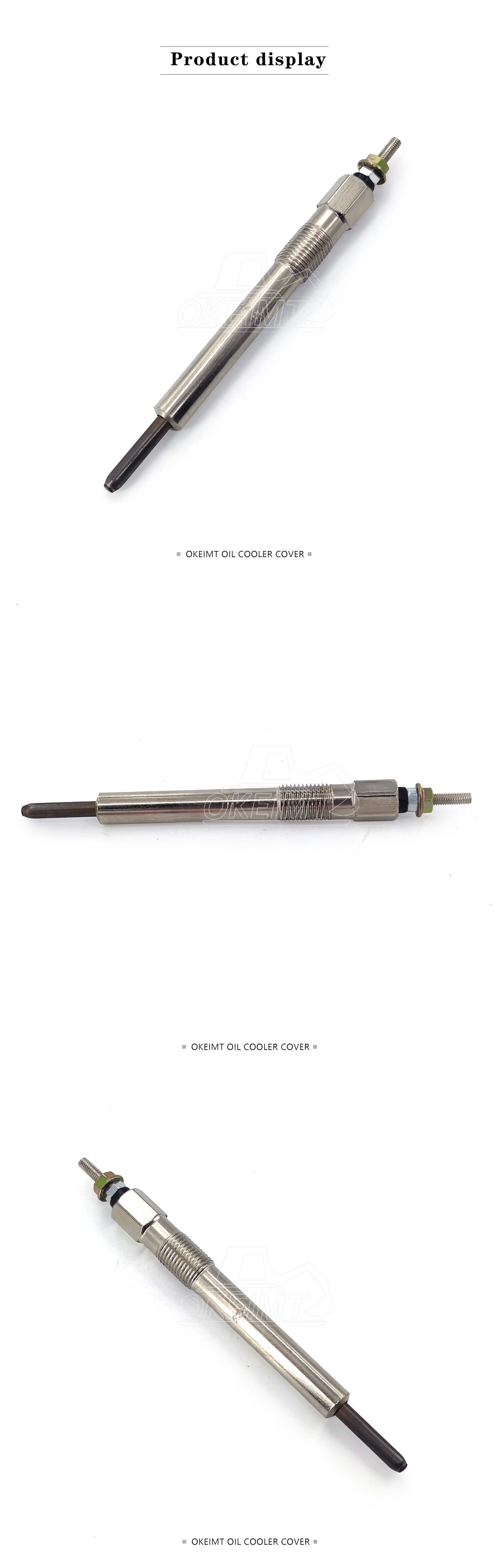 6x Glow Plug For Isuzu Bus Foward 6BB1 6BD1 6BF1 6BG1 6HE1 Diesel Engine 24V