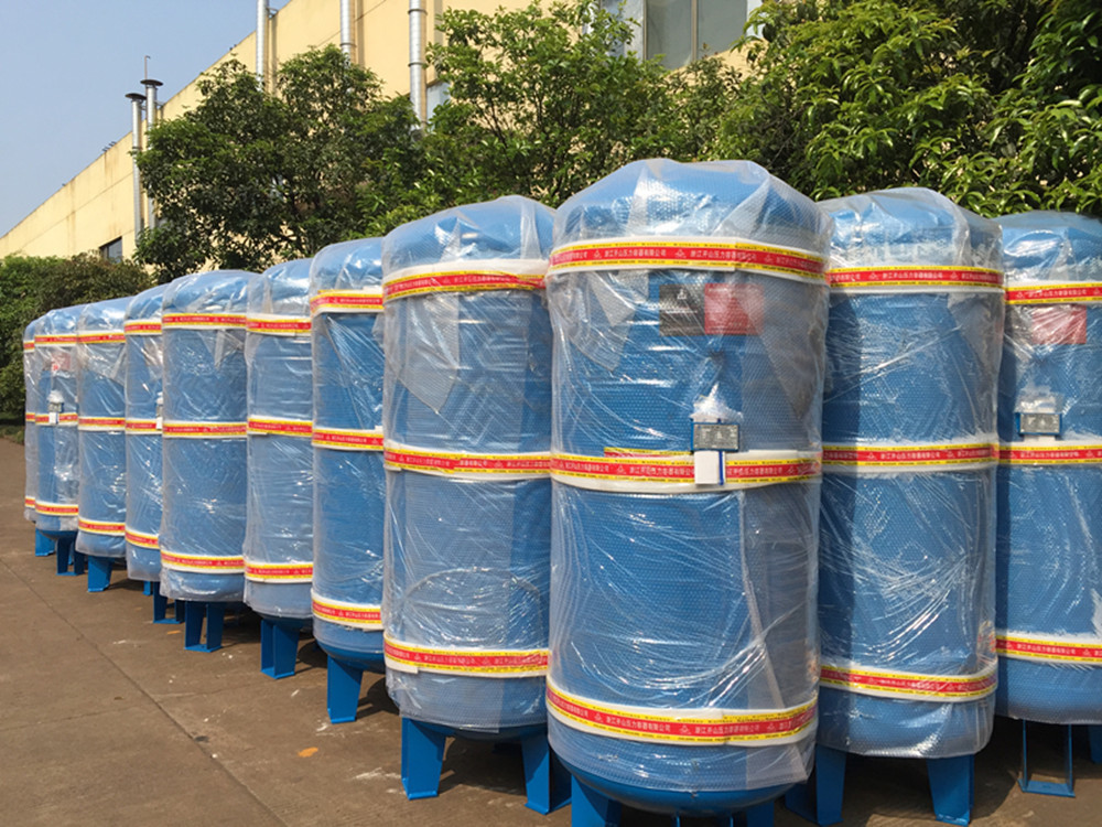 100L CE Nitrogen Storage Tank Pressure Vessel Painted 1000mm X 1000mm
