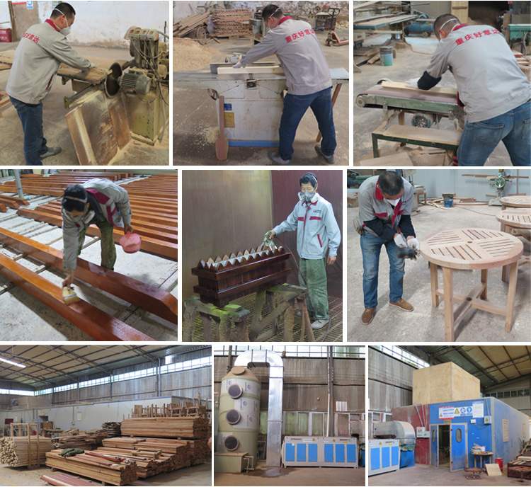 SGS Approved Park 200*65*75cm Picnic Table Bench Set