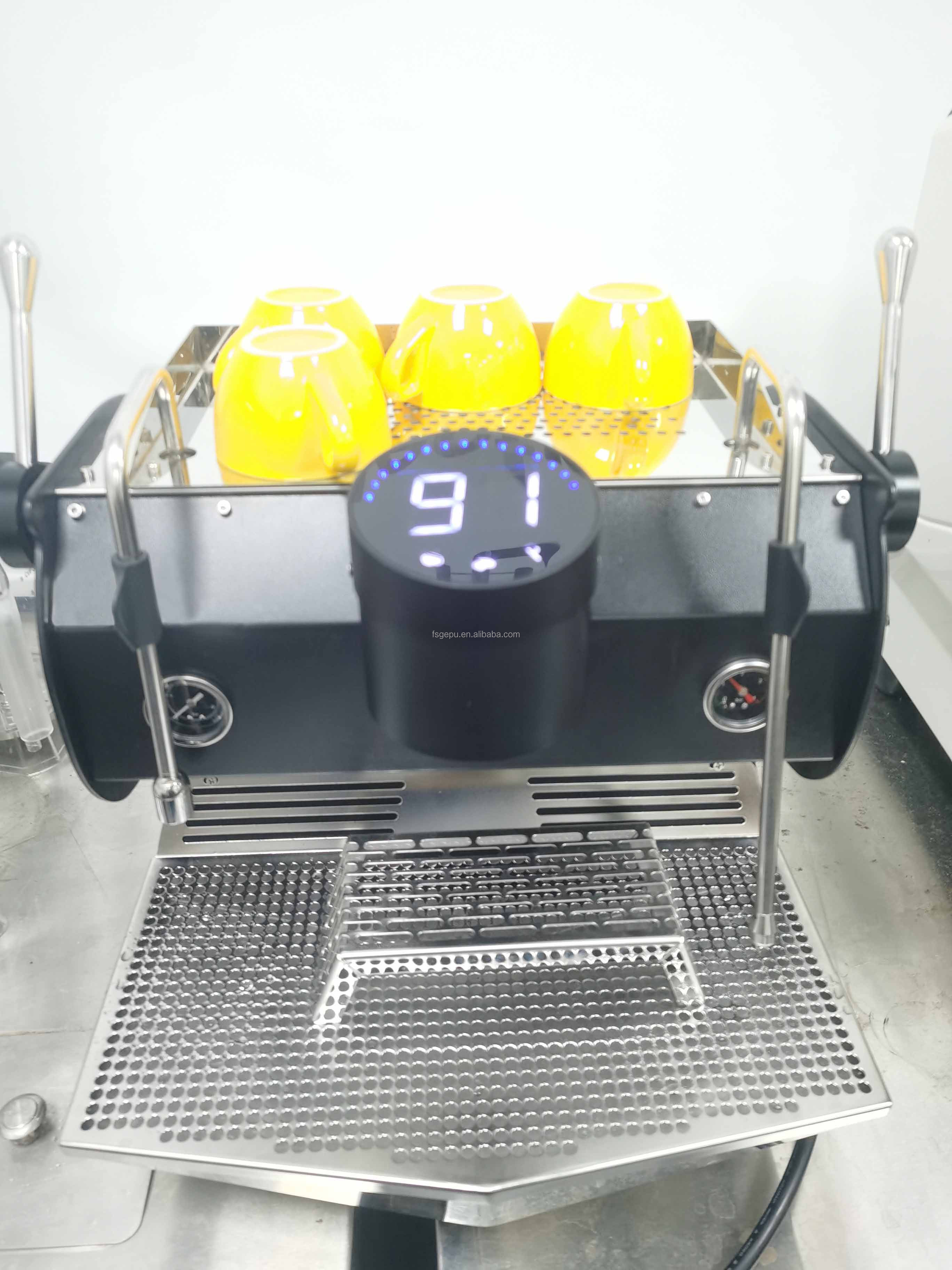 Stainless Steel Dual Boiler Commercial Coffee Maker 6.0L Electric Espresso Machine