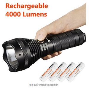  Waterproof Lumintop Sd75 Xhp70 Flashlight , Portable LED Security Flashlight Manufactures