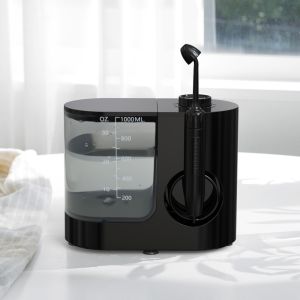 China Nasal Irrigation System Nasal Rinse Cleaner Machine, Electric Sinus Relief 10 Modes 2 Jet with 1000ml on sale