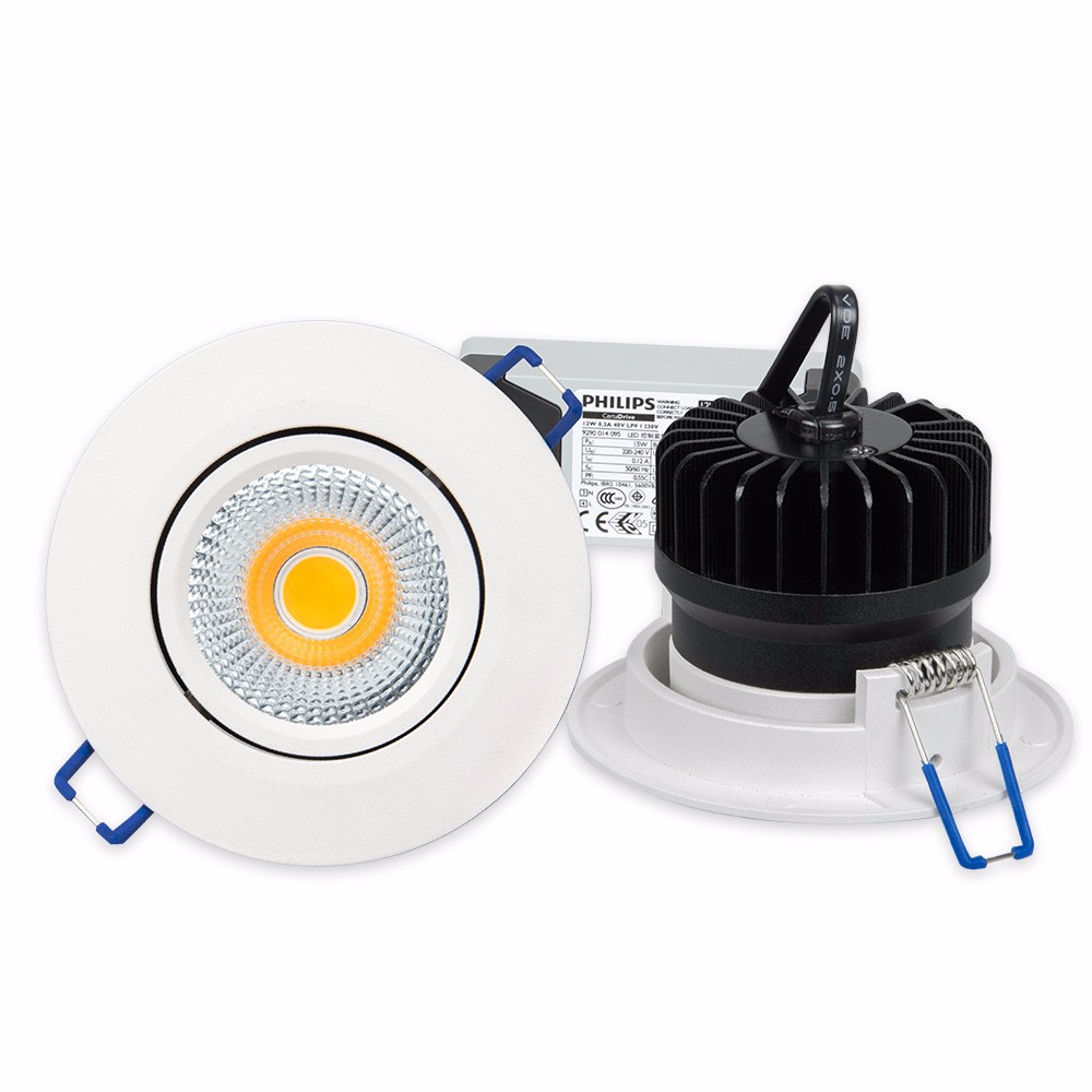 Anti Glare Indoor LED Downlights IP44 CRI96 7w Warm White Color Temperature