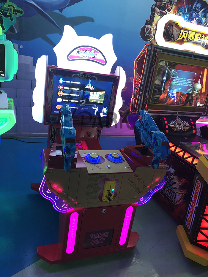 Frozen Heroes Electric Shooting Arcade Machines For Kids CE Certificate