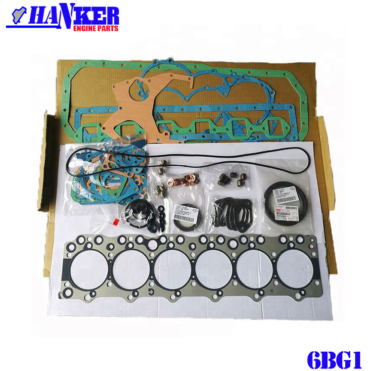 Isuzu 6BG1 Overhaul Full Gasket Kit Set With Cylinder Head 1-87810-609-0